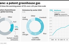Methane: a potent greenhouse gas