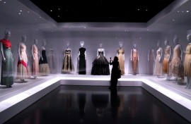 One of the centrepieces of the 'Women dressing women' exhibition is a dress by pioneering African-American designer Ann Lowe who was largely ignored in her day