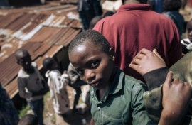 Children in a poor neighbourhood of Bukavu have few prospects ahead of them