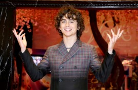 Actor Timothee Chalamet attends a screening of  'Wonka' in Toronto on December 13, 2023 