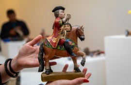 The nativity collection of the Discalced Carmelites in Quito shows people in scenes of daily life under Spanish colonial rule