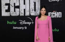 Native American actress Alaqua Cox arrives to celebrate the upcoming launch of Marvel Studios' 'Echo'