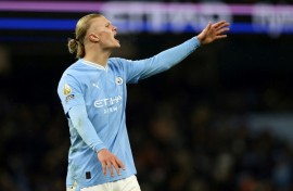 Manchester City striker Erling Haaland