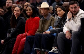 Pharrell was spotted in a cowboy hat this week -- a hint at his new collection?