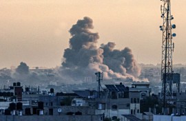 Israel said it had hit targets across the strip, including the main southern city of Khan Yunis