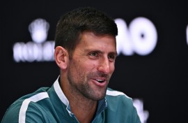 Novak Djokovic is preparing to defend his Australian Open title