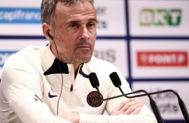 Paris Saint-Germain manager Luis Enrique 