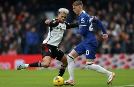 Chelsea's Cole Palmer (R) scored the winner against Fulham