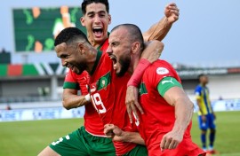 Much-fancied Morocco cruised to victory against Tanzania in their opening game at the Africa Cup of Nations 