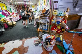 An eclectic mix of pop-up stores, art tours and musical performances has transformed the once lacklustre mall into an unexpected art haven