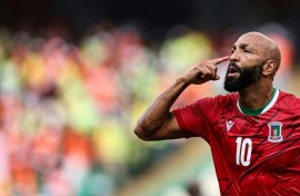 Equatorial Guinea's Emilio Nsue is the first player to score a hat-trick at the Africa Cup of Nations since 2008