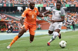 It was a frustrating day for Seko Fofana (L) and AFCON hosts Ivory Coast 
