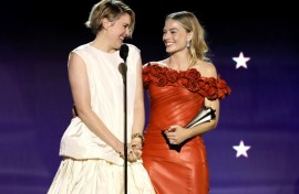 Greta Gerwig and Margot Robbie have had a successful awards season in Hollyowood, but missed out on nominations for best director and best actress at the Oscars