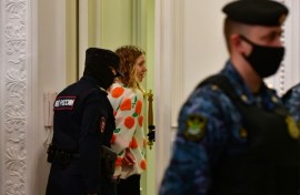 Trepova, 26, has denied purposefully killing Tatarsky.