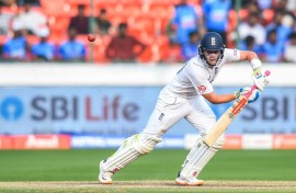 England's Ollie Pope socred an unbeaten 148 in a knock for the ages against India in Hyderabad