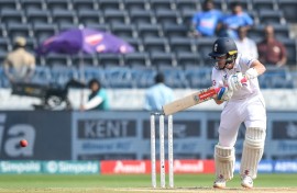Ollie Pope hit 196 as England ended their second innings on 420 all out in the opening Test against India