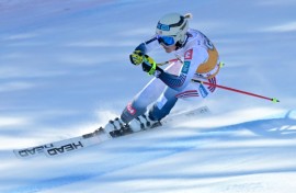 Ragnhild Mowinckel claimed her fourth World Cup win on Saturday