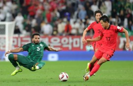 Saudi Arabia and South Korea met in the last 16 of the Asian Cup in Doha on Tuesday