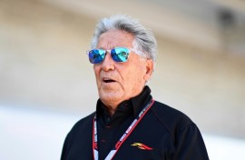 Mario Andretti during last year's Grand Prix in Texas