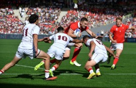 Injured - Wales back George North (C)