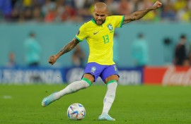 Dani Alves was on holiday in Barcelona at the time after playing for Brazil at the World Cup in Qatar