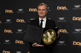 Christopher Nolan won top prize at the Directors Guild of America awards in Los Angeles 