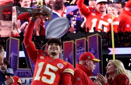 Kansas City Chiefs quarterback Patrick Mahomes was the Most Valuable Player in the 2024 Super Bowl, a game that enjoyed a record viewing audience of 123.4 million people, according to broadcaster CBS's parent company Paramount
