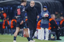 Manchester City's Jack Grealish limped off against FC Copenhagen