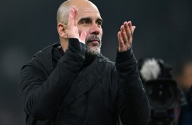 Pep Guardiola's Manchester City are chasing a fourth straight Premier League title