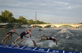 Open water swimming at the Paris Olympics will take place in the Seine which has been closed to bathers since 1923