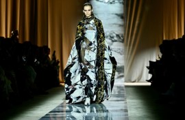 Animal prints are out this season at Roberto Cavalli in Milan