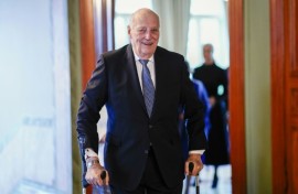 Harald needs crutches to get around and has suffered a series of health issues in recent years
