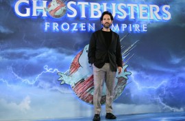 Actor Paul Rudd poses during a photocall for 'Ghostbusters: Frozen Empire' in London on March 21, 2024