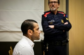 Dani Alves being tried in Barcelona in February