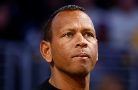 Retired Major League Baseball star Alex Rodriguez, watching a Minnesota Timberwolves NBA game, and partner Marc Lore will not be able to purchase a majority stake in the club, majority owner Glen Taylor said