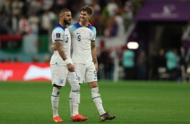 Kyle Walker (left) and John Stones (right) have both been ruled out of Manchester City's Premier League clash against Arsenal