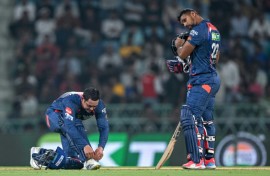 Take a break: Lucknow Super Giants' Quinton de Kock and Nicholas Pooran set up Saturday's win
