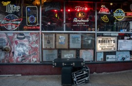 Robert's on Broadway is one of many live music venues in downtown Nashville