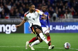 The number four worn by German national team players was said to bear a resemblance to the insignia of the Nazis' elite SS corps