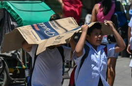 Hundreds of schools in the Philippines suspended in-person classes on Tuesday due to dangerous levels of heat