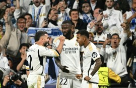Real Madrid had to settle for a 3-3 first-leg draw