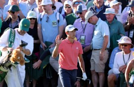 Collin Morikawa sits one shot behind leader Scottie Scheffler heading into Sunday's final round of the Masters at Augusta National.