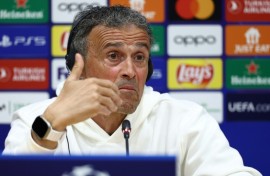 Paris Saint-Germain's Spanish coach Luis Enrique thinks his team can fight back against Barca