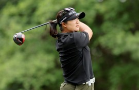 Ryu Hae-ran of South Korea grabbed a one-stroke lead after the completion of the storm-hit third round of the LPGA Chevron Championship