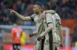 Kylian Mbappe and Ousmane Dembele starred as Paris Saint-Germain won 4-1 at Lorient