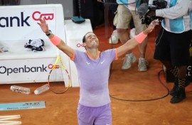 'Step by step': Rafael Nadal celebrates victory against Alex De Minaur
