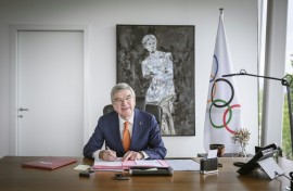 IOC President Thomas Bach tells AFP the future is bright for the Olympics 