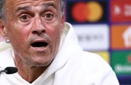 PSG boss Luis Enrique won the Champions League with Barcelona in 2015