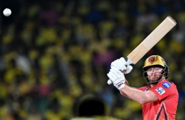 In form: Punjab Kings' Jonny Bairstow plays a shot on Wednesday