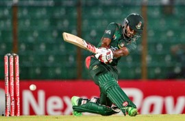 Tanzid Hasan goes on the attack as he leads Bangladesh to an eight-wicket win over Zimbabwe in the 1st T20 in Chittagong